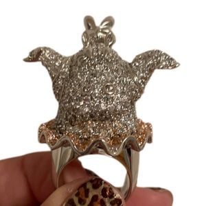 Noir Jewelry X Disney Fantasia Hippo Ring, sz 7